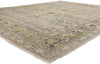 9 x 12 Modern Gray Turkish Oushak Rug 52237
