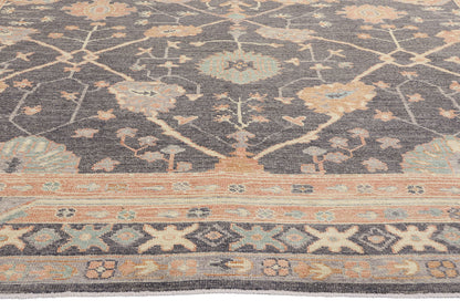9 x 13 Modern Turkish Oushak Rug 79113