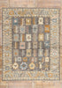 9 x 11 Modern Gray Oushak Soumak Rug 81160