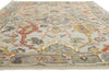 9 x 12 Modern Gray Oushak Soumak Rug 81143