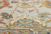 9 x 12 Modern Gray Oushak Soumak Rug 81143