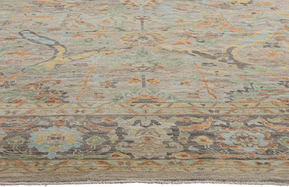 10 x 14 Gray Modern Pakistani Sultanabad Rug 81170