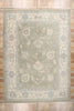 11 x 16 Modern Green Turkish Oushak Rug 53988