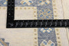 3 x 18 Modern Ivory Turkish Oushak Rug 54017