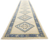 3 x 18 Modern Ivory Turkish Oushak Rug 54017