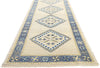 3 x 18 Modern Ivory Turkish Oushak Rug 54017