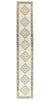 3 x 18 Modern Ivory Turkish Oushak Rug 54017