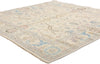 6 x 6 Modern Ivory Oushak Rug 79196
