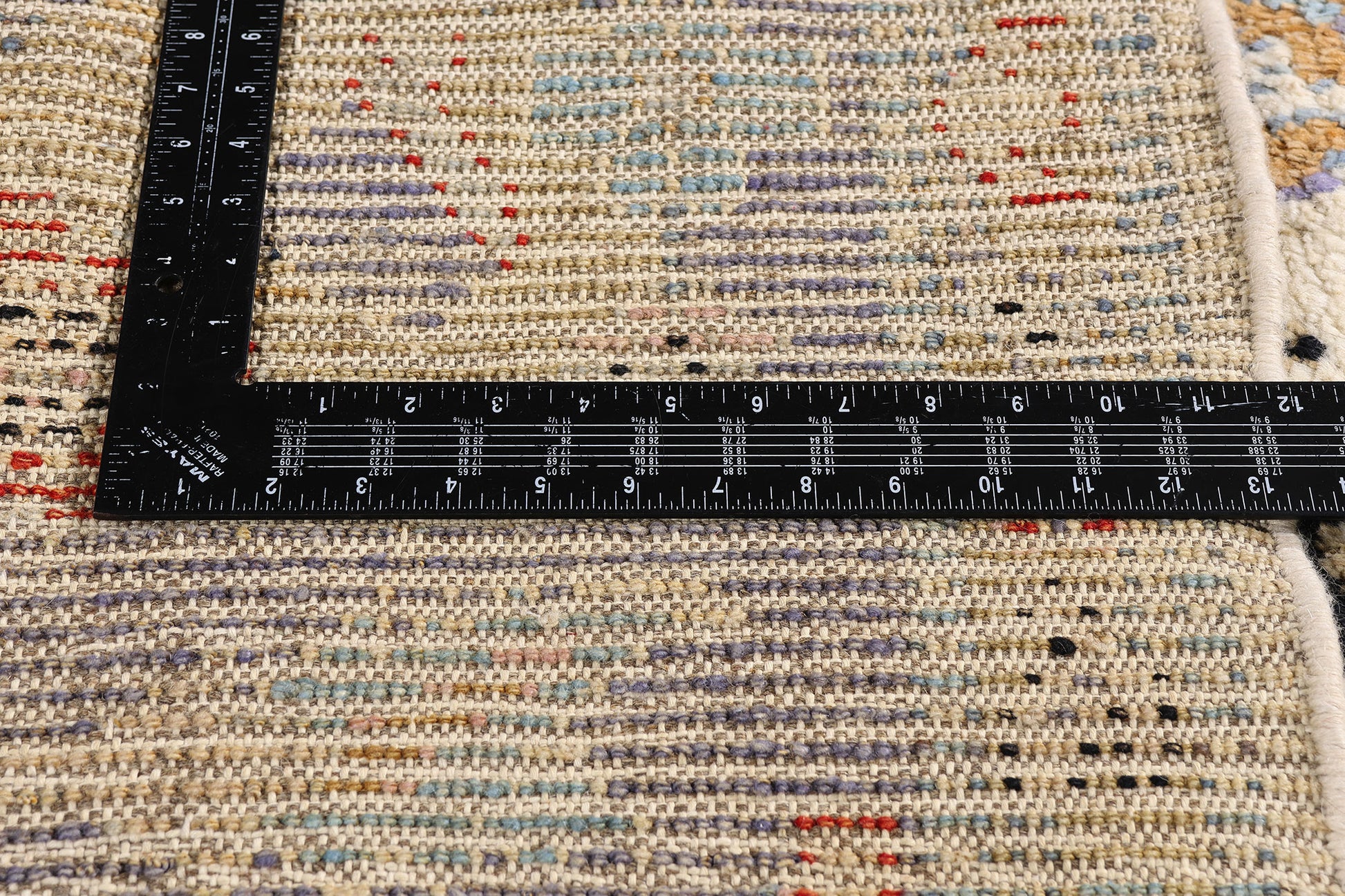 9 x 12 Ivory Modern Oushak Rug 80405