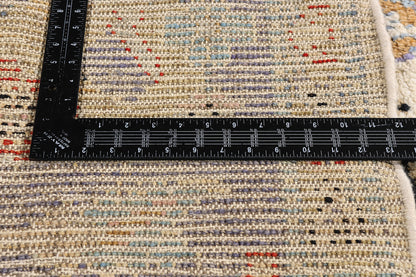 9 x 12 Ivory Modern Oushak Rug 80405