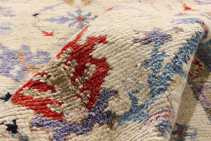 9 x 12 Ivory Modern Oushak Rug 80405