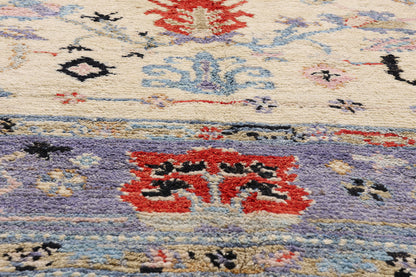 9 x 12 Ivory Modern Oushak Rug 80405