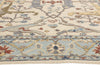 9 x 12 Modern Ivory Oushak Soumak Rug 81168