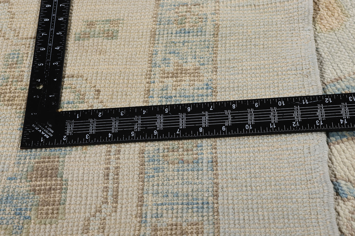 13 x 18 Modern Light Blue Turkish Oushak Rug 54012