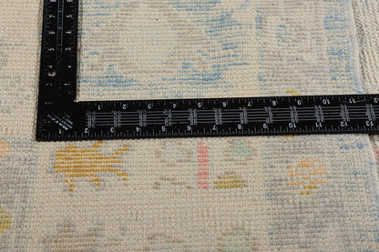 8 x 10 Modern Light Blue Turkish Oushak Rug 54008