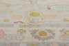 8 x 10 Modern Light Blue Turkish Oushak Rug 54008