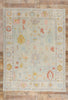 8 x 10 Modern Light Blue Turkish Oushak Rug 54008