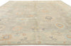 10 x 14 Modern Light Gray Turkish Oushak Rug 54004