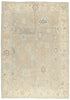 10 x 14 Modern Light Gray Turkish Oushak Rug 54004