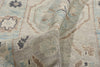 3 x 11 Modern Light Gray Turkish Oushak Rug 54011
