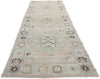 3 x 11 Modern Light Gray Turkish Oushak Rug 54011