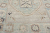 3 x 11 Modern Light Gray Turkish Oushak Rug 54011