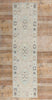 3 x 11 Modern Light Gray Turkish Oushak Rug 54011