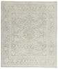 8 x 10 Modern Light Green Turkish Oushak Rug 54005