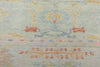 8 x 9 Modern Light Green Turkish Oushak Rug 54015