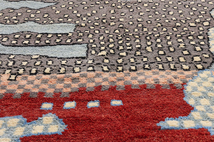 10 x 14 - Blue Pakistani Moroccan Rug - 80644
