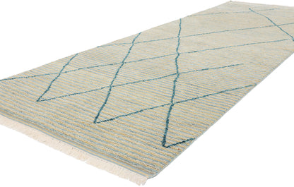 4 x 12 Serene Strands Modern Moroccan Rug 31311