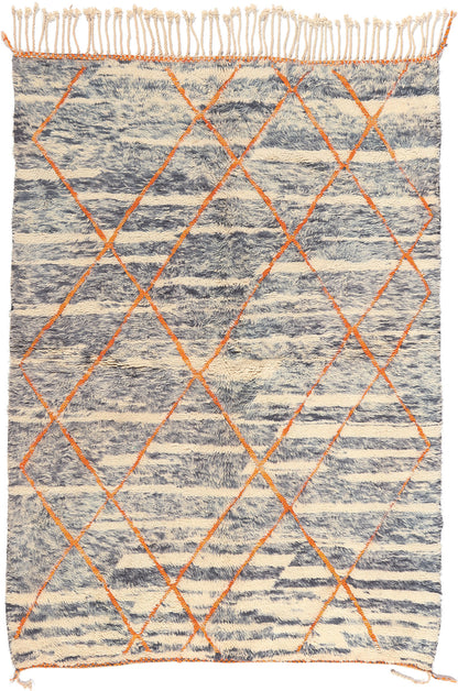 6 x 8 Modern Beni Mrirt Moroccan Rug 20993