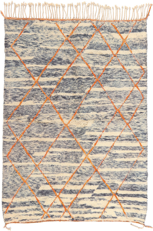 6 x 8 Modern Beni Mrirt Moroccan Rug 20993