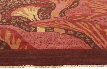 10 x 14 Modern Moser Mushroom Biophilic Rug 31090