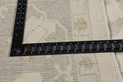 10 x 14 - Ivory New Oushak Rug - 54031