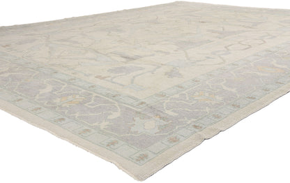 10 x 14 Modern Muted Turkish Oushak Rug 54031