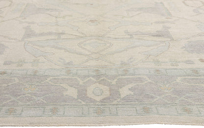 10 x 14 Modern Muted Turkish Oushak Rug 54031