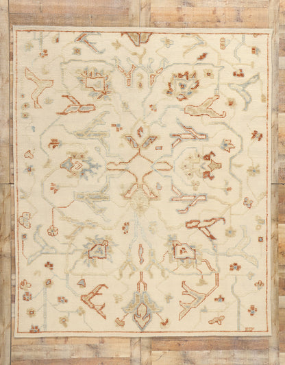 8 x 10 Desert Sands Modern Oushak High-Low Rug 31250