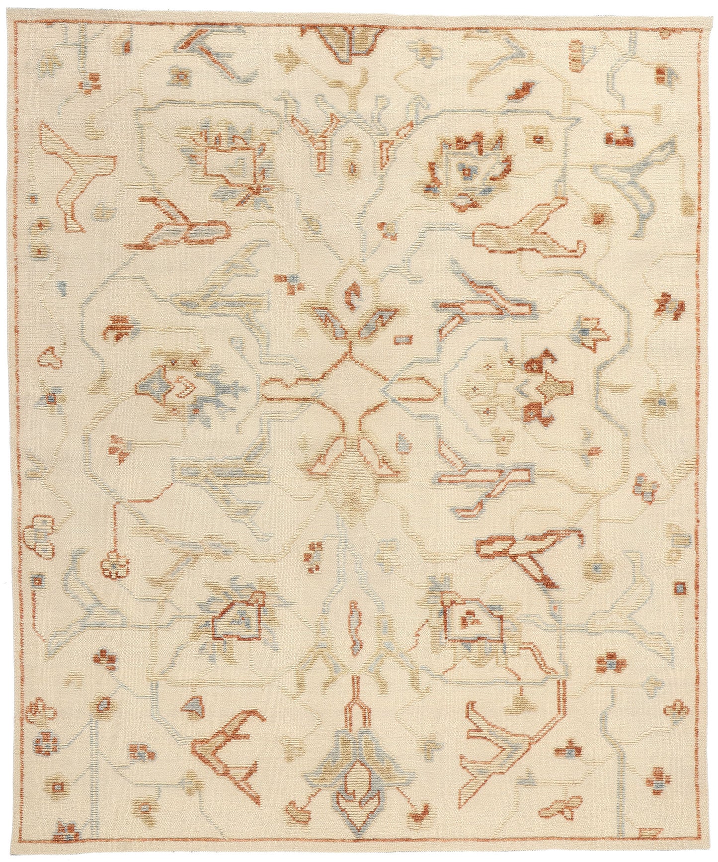 8 x 10 Desert Sands Modern Oushak High-Low Rug 31250