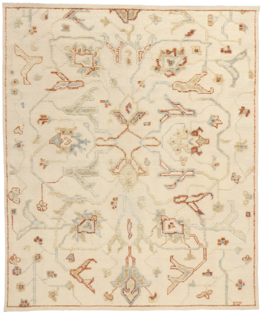 8 x 10 Desert Sands Modern Oushak High-Low Rug 31250