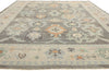 10 x 14 Modern Blue-Gray Turkish Oushak Rug 53953
