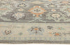 10 x 14 Modern Blue-Gray Turkish Oushak Rug 53953