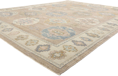 11 x 14 Modern Turkish Oushak Rug 53987