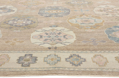11 x 14 Modern Turkish Oushak Rug 53987