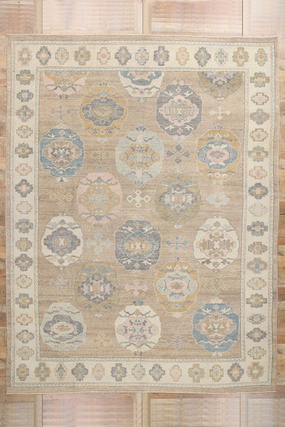 11 x 14 Modern Turkish Oushak Rug 53987