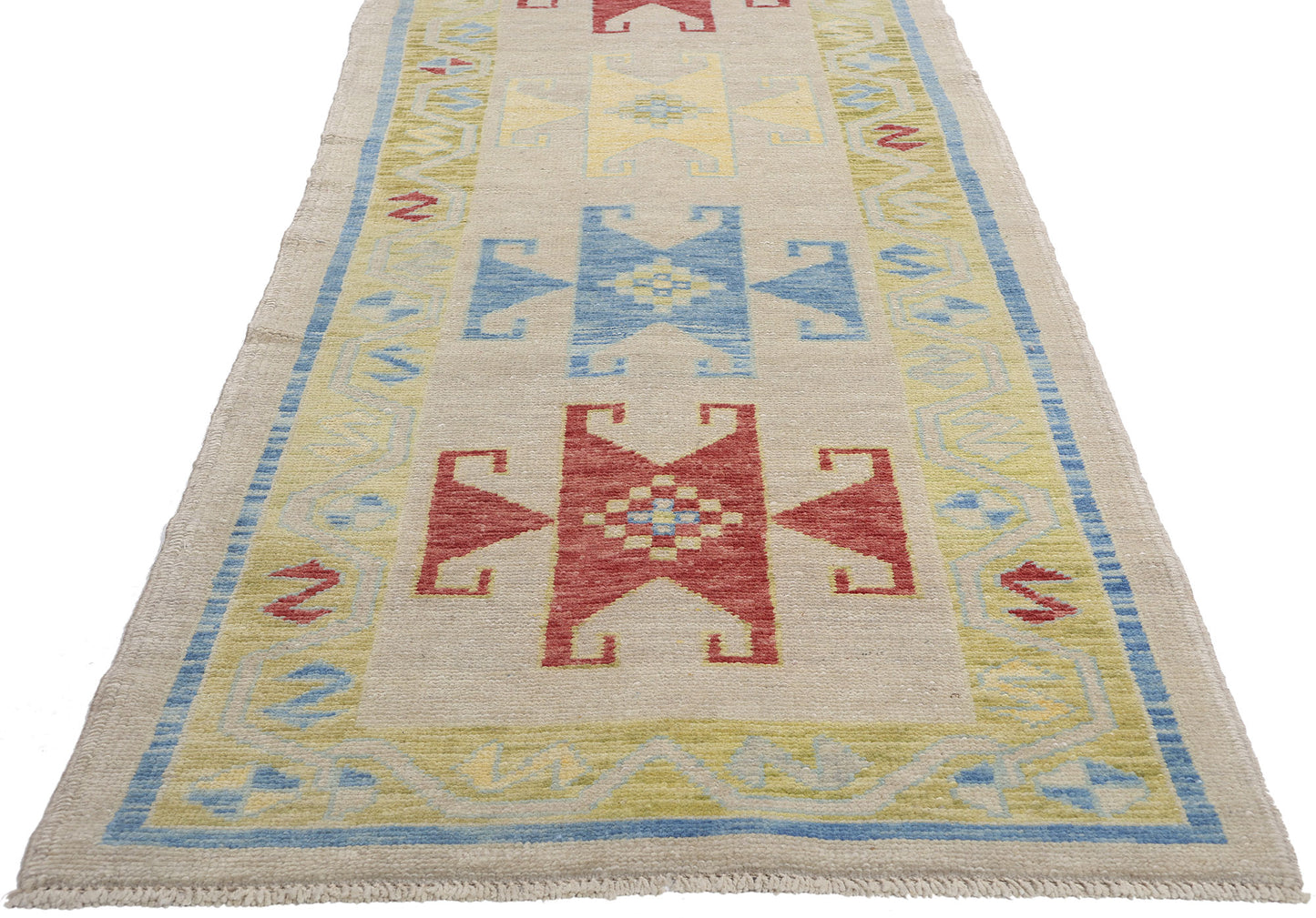 3 x 16 Modern Tribal Turkish Oushak Rug 53970