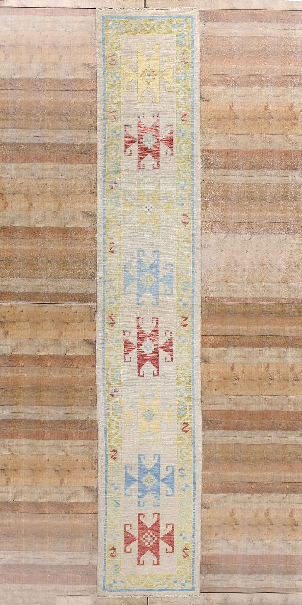 3 x 16 Modern Tribal Turkish Oushak Rug 53970