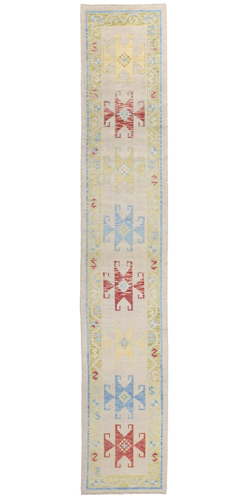 3 x 16 Modern Tribal Turkish Oushak Rug 53970