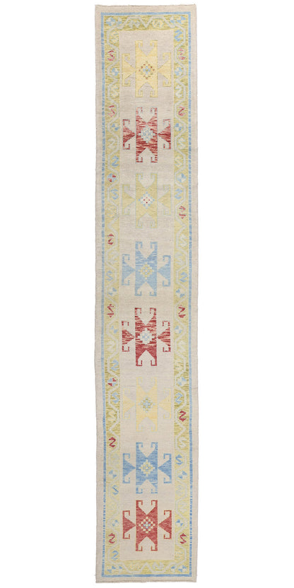 3 x 16 Modern Tribal Turkish Oushak Rug 53970