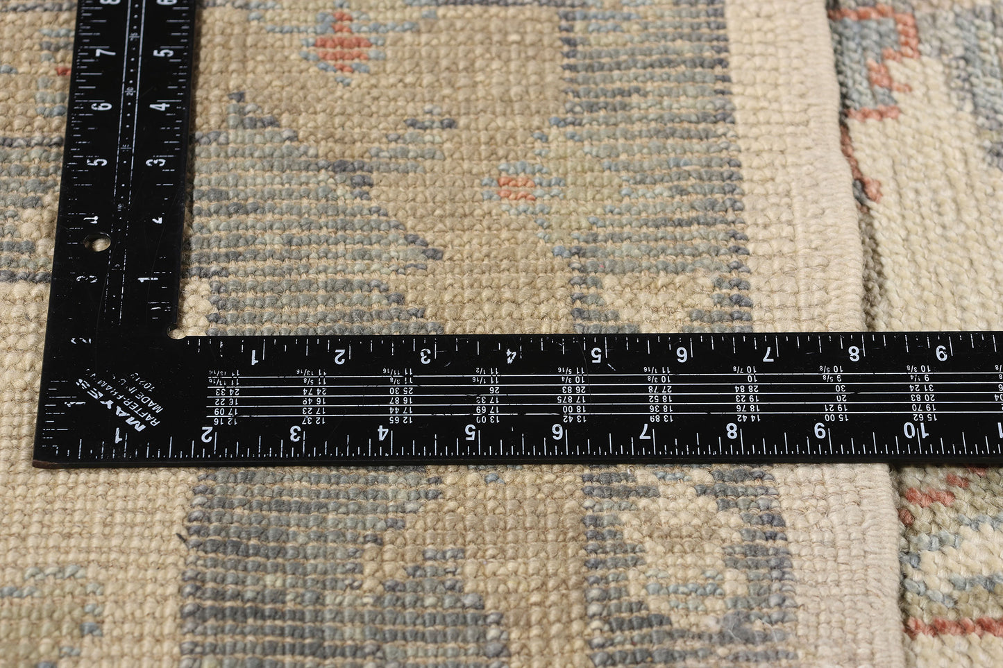 3 x 19 Modern Earth-Tone Turkish Oushak Rug 53951